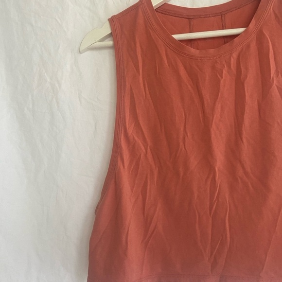 LULULEMON Muscle Love Crop Tank
Top Orange Coral Size Small - Picture 9 of 9